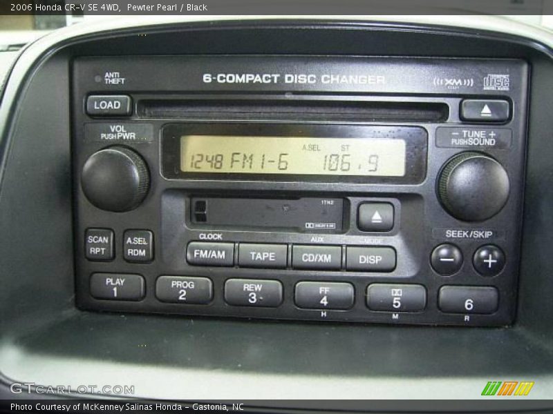 Pewter Pearl / Black 2006 Honda CR-V SE 4WD