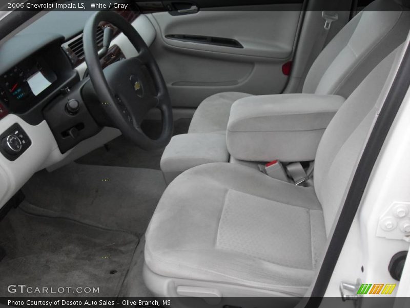 White / Gray 2006 Chevrolet Impala LS