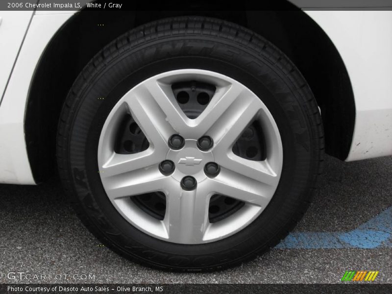 White / Gray 2006 Chevrolet Impala LS