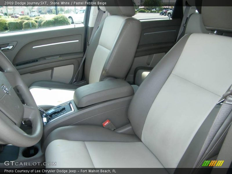Stone White / Pastel Pebble Beige 2009 Dodge Journey SXT