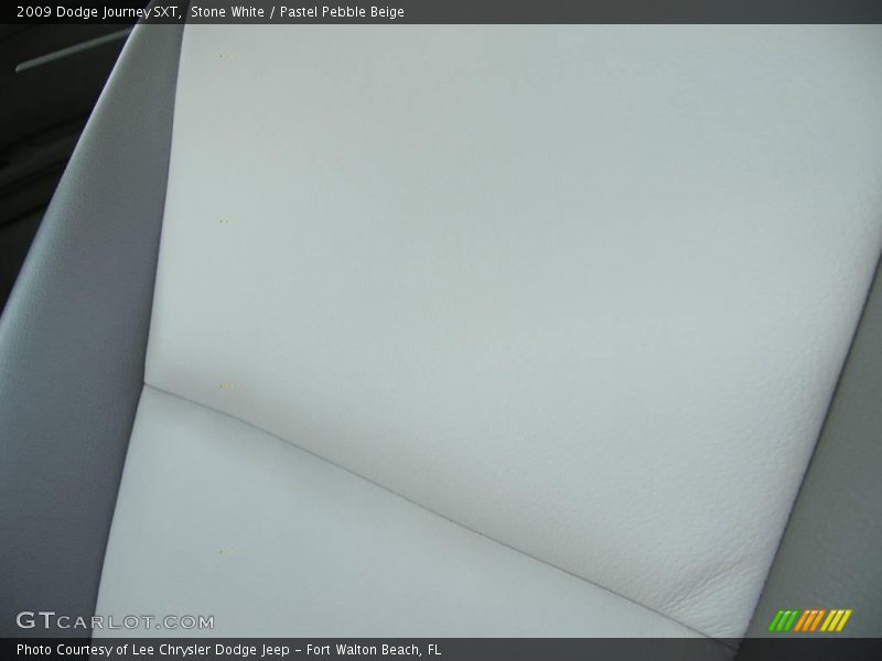 Stone White / Pastel Pebble Beige 2009 Dodge Journey SXT