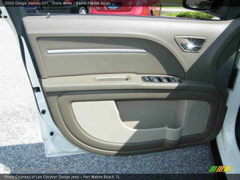 Stone White / Pastel Pebble Beige 2009 Dodge Journey SXT
