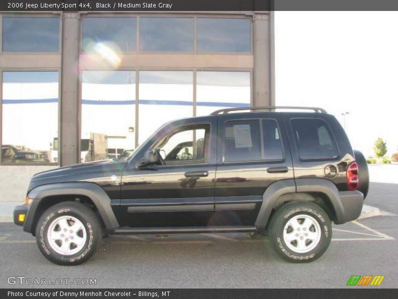 Black / Medium Slate Gray 2006 Jeep Liberty Sport 4x4