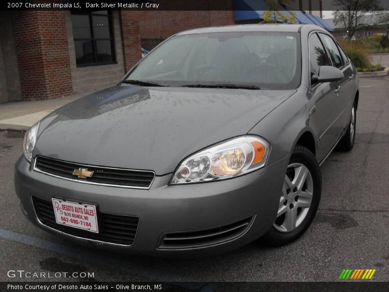 Dark Silver Metallic / Gray 2007 Chevrolet Impala LS