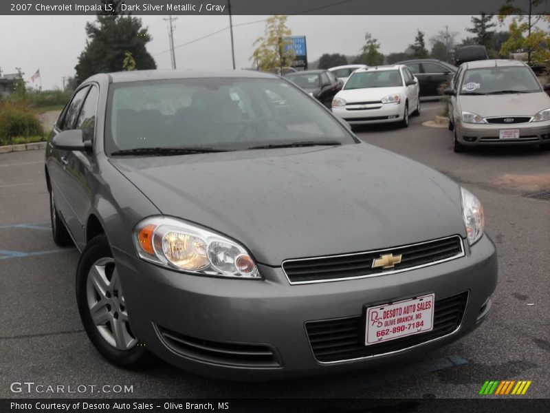 Dark Silver Metallic / Gray 2007 Chevrolet Impala LS