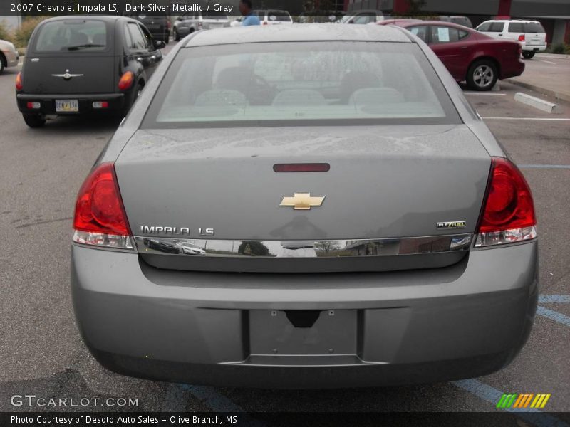 Dark Silver Metallic / Gray 2007 Chevrolet Impala LS