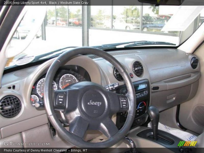 Black / Medium Slate Gray 2006 Jeep Liberty Sport 4x4