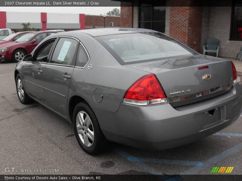 Dark Silver Metallic / Gray 2007 Chevrolet Impala LS