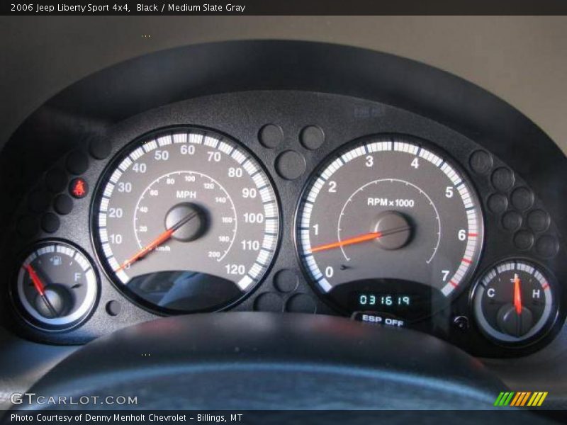 Black / Medium Slate Gray 2006 Jeep Liberty Sport 4x4