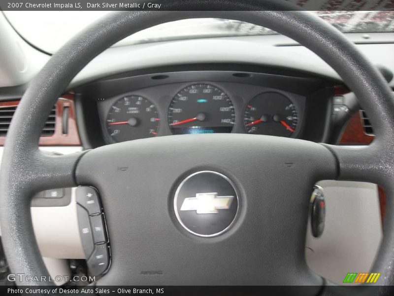 Dark Silver Metallic / Gray 2007 Chevrolet Impala LS
