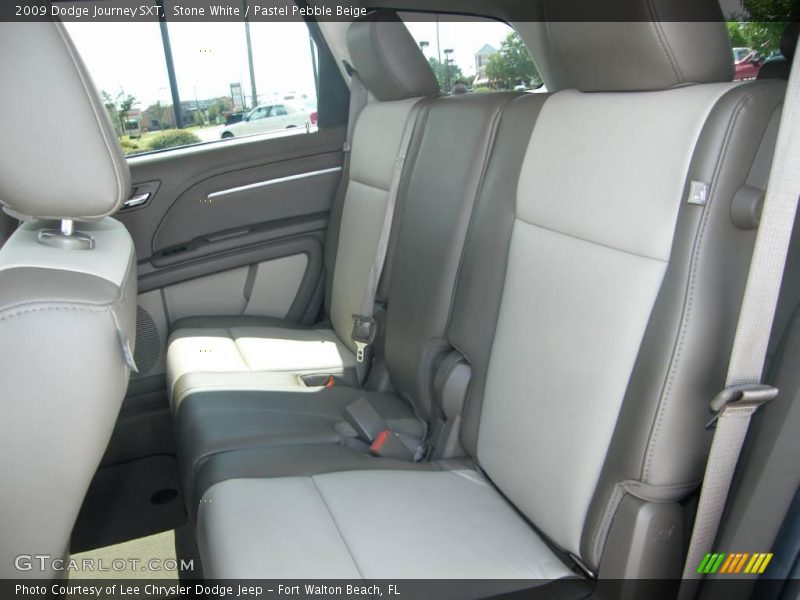 Stone White / Pastel Pebble Beige 2009 Dodge Journey SXT