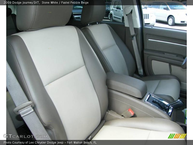 Stone White / Pastel Pebble Beige 2009 Dodge Journey SXT