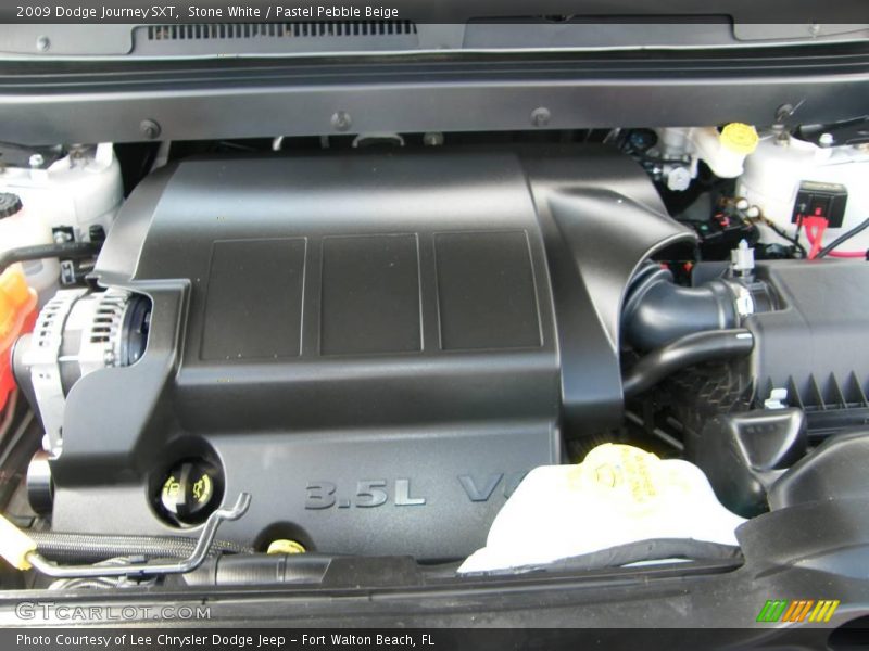 Stone White / Pastel Pebble Beige 2009 Dodge Journey SXT