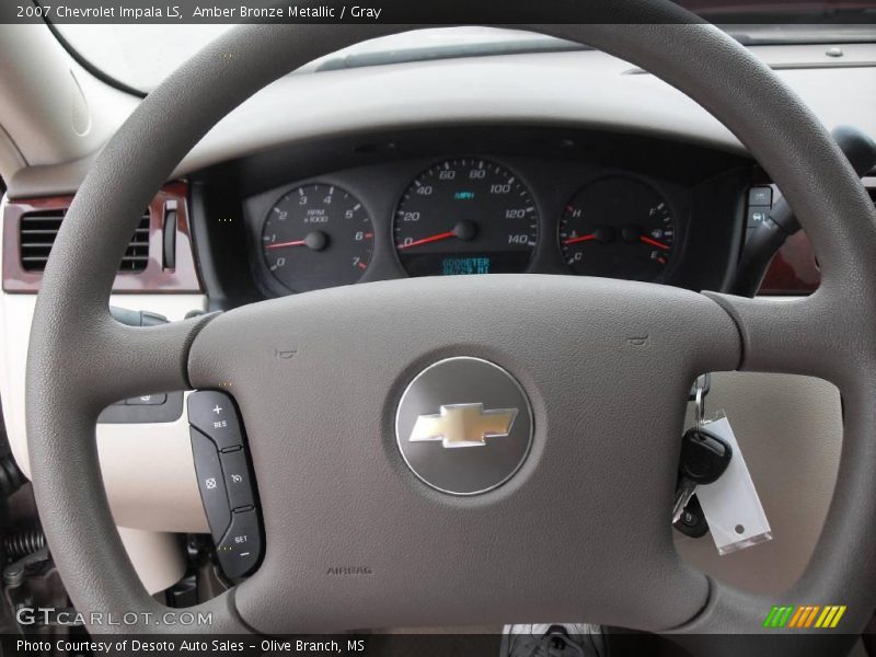 Amber Bronze Metallic / Gray 2007 Chevrolet Impala LS