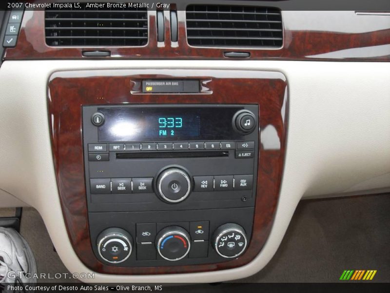 Amber Bronze Metallic / Gray 2007 Chevrolet Impala LS