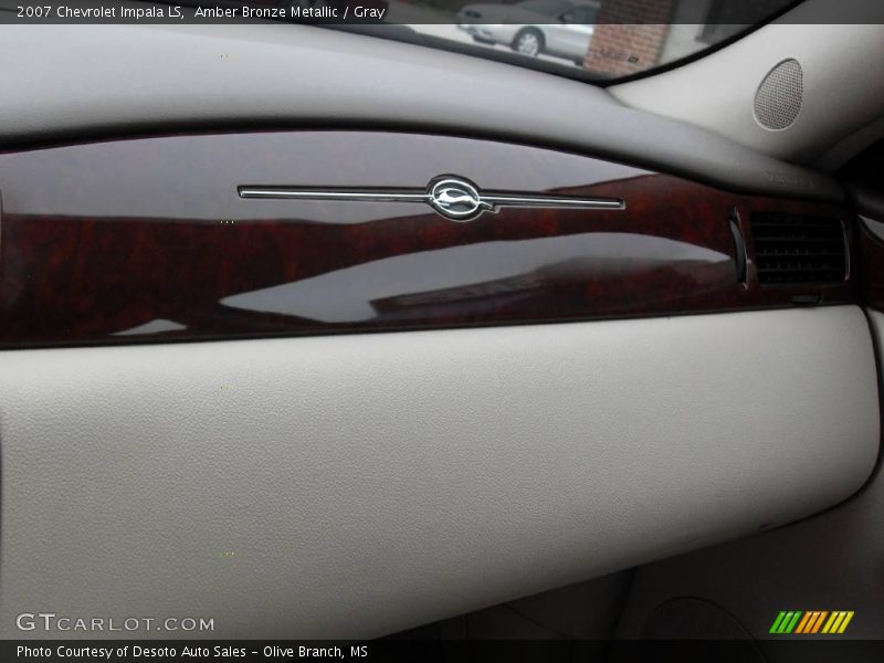 Amber Bronze Metallic / Gray 2007 Chevrolet Impala LS