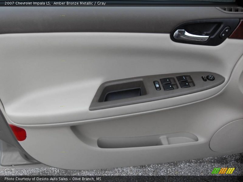 Amber Bronze Metallic / Gray 2007 Chevrolet Impala LS