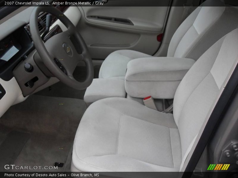 Amber Bronze Metallic / Gray 2007 Chevrolet Impala LS