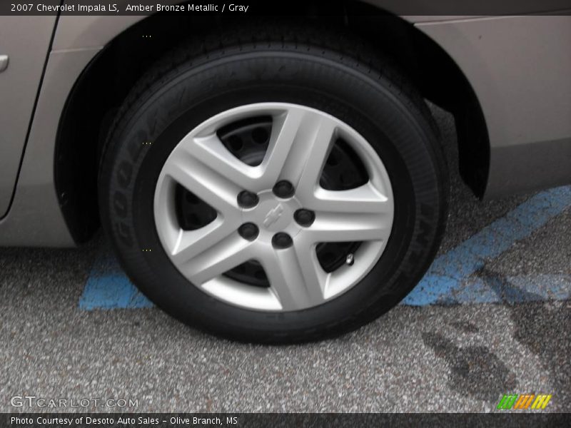 Amber Bronze Metallic / Gray 2007 Chevrolet Impala LS