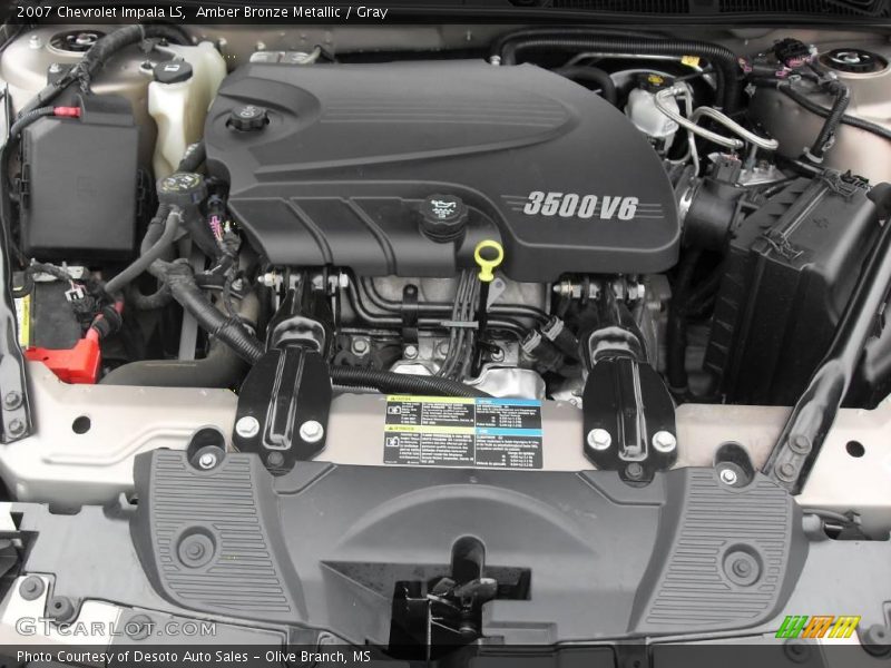 Amber Bronze Metallic / Gray 2007 Chevrolet Impala LS