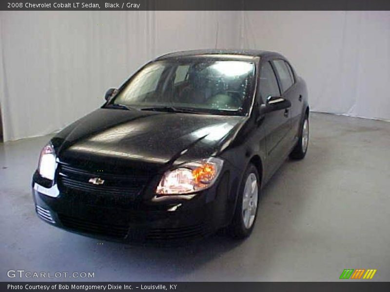 Black / Gray 2008 Chevrolet Cobalt LT Sedan