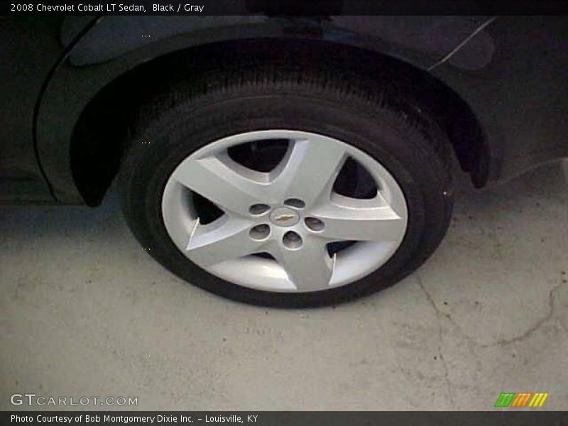 Black / Gray 2008 Chevrolet Cobalt LT Sedan