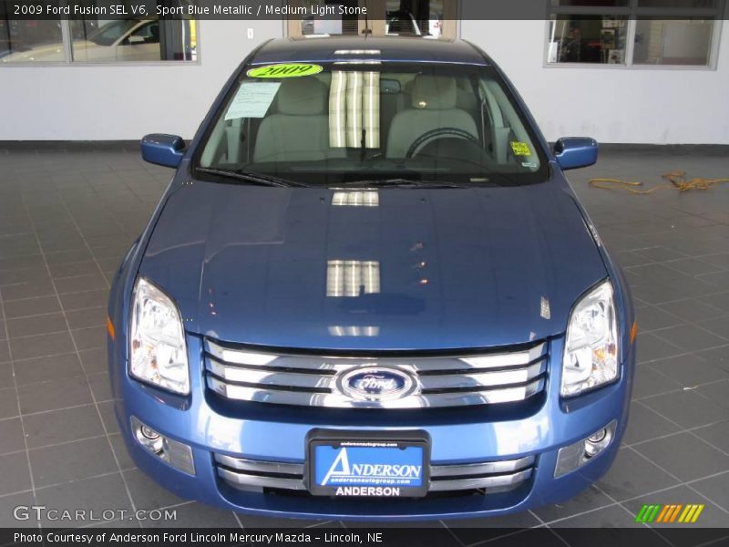 Sport Blue Metallic / Medium Light Stone 2009 Ford Fusion SEL V6