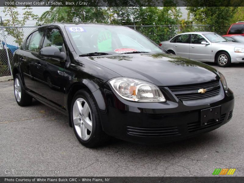 Black / Gray 2008 Chevrolet Cobalt LT Sedan