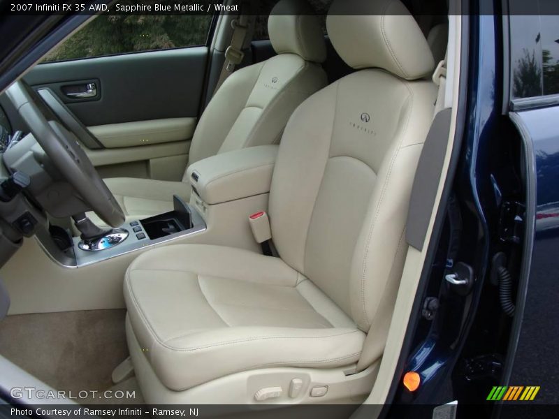 Sapphire Blue Metallic / Wheat 2007 Infiniti FX 35 AWD