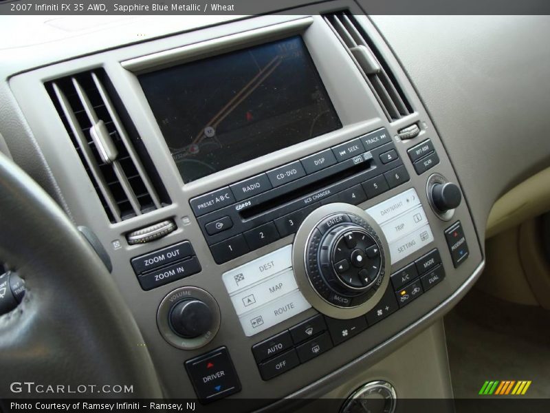 Sapphire Blue Metallic / Wheat 2007 Infiniti FX 35 AWD