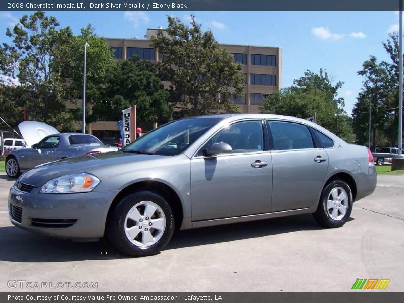 Dark Silver Metallic / Ebony Black 2008 Chevrolet Impala LT