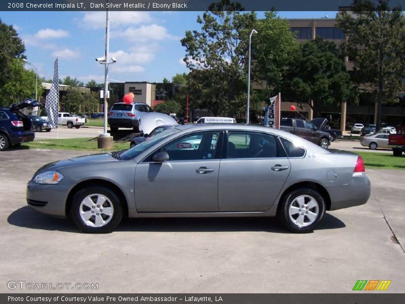 Dark Silver Metallic / Ebony Black 2008 Chevrolet Impala LT