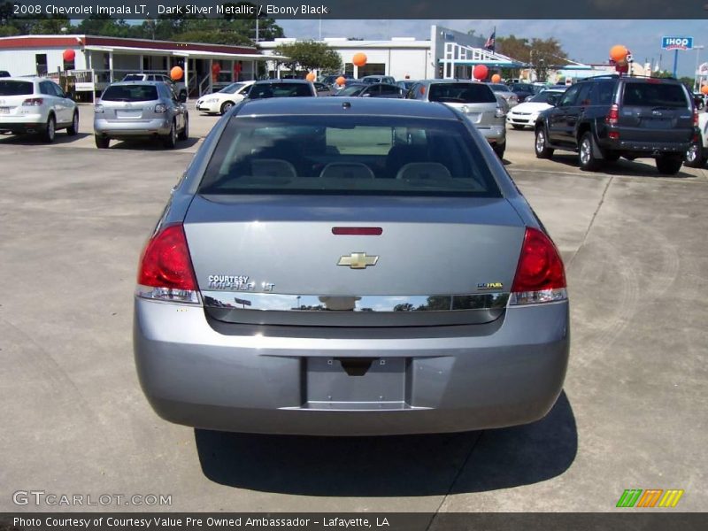 Dark Silver Metallic / Ebony Black 2008 Chevrolet Impala LT
