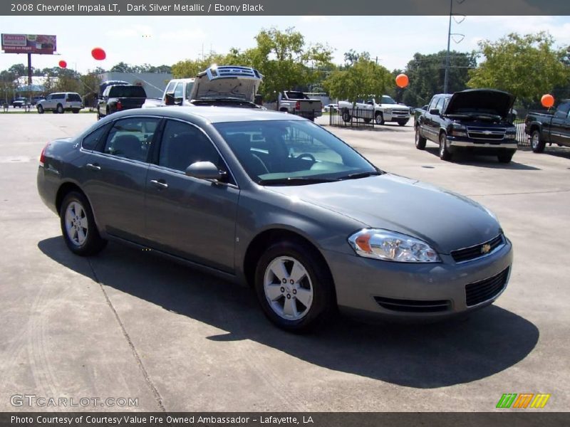 Dark Silver Metallic / Ebony Black 2008 Chevrolet Impala LT