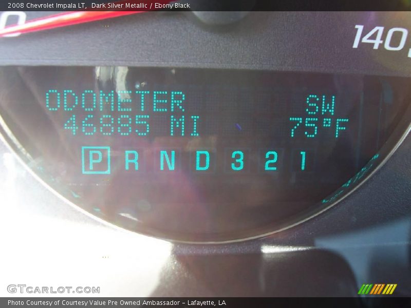 Dark Silver Metallic / Ebony Black 2008 Chevrolet Impala LT