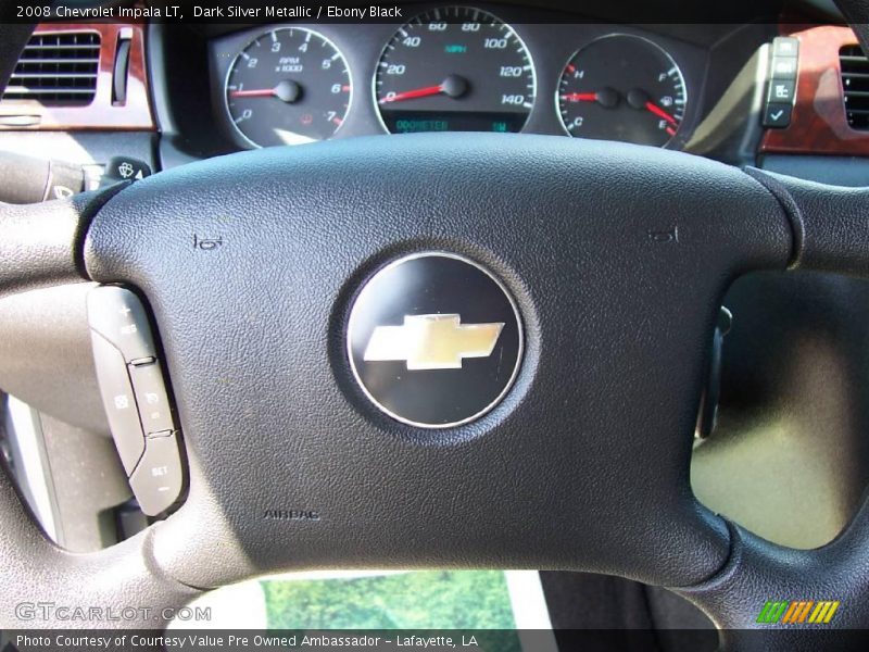 Dark Silver Metallic / Ebony Black 2008 Chevrolet Impala LT
