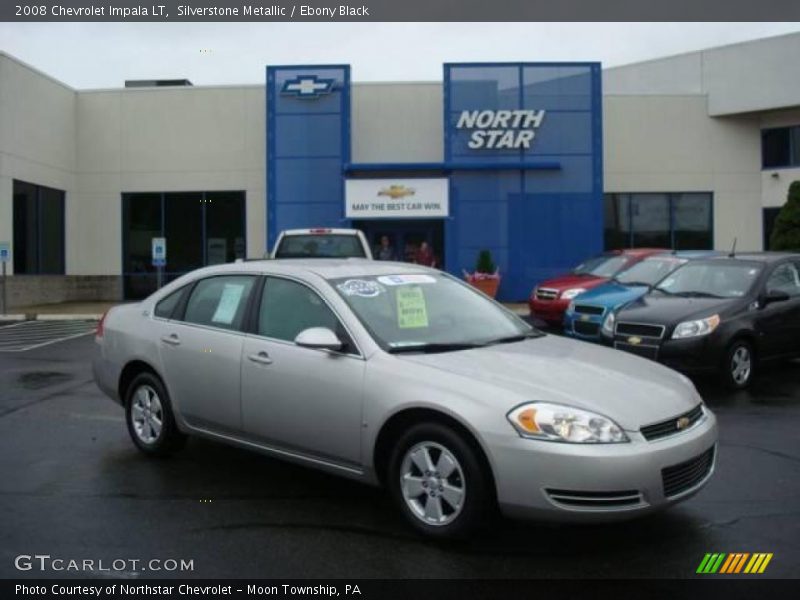 Silverstone Metallic / Ebony Black 2008 Chevrolet Impala LT