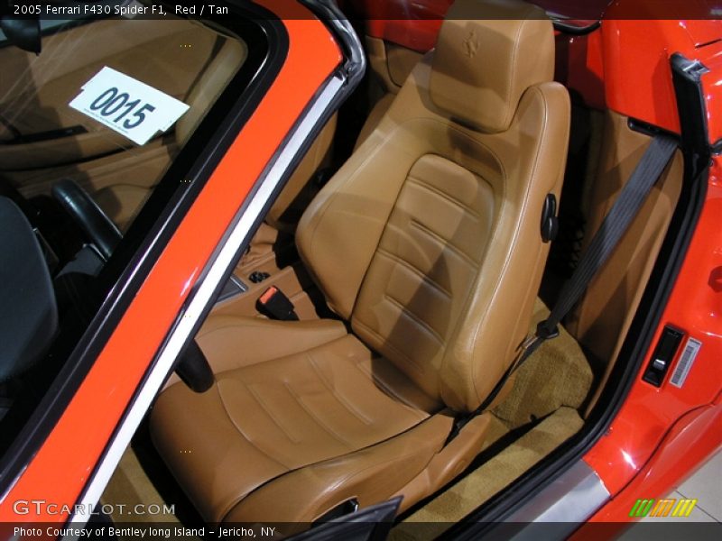 Red / Tan 2005 Ferrari F430 Spider F1