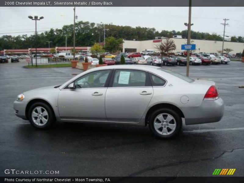 Silverstone Metallic / Ebony Black 2008 Chevrolet Impala LT
