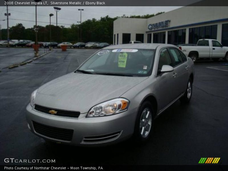 Silverstone Metallic / Ebony Black 2008 Chevrolet Impala LT