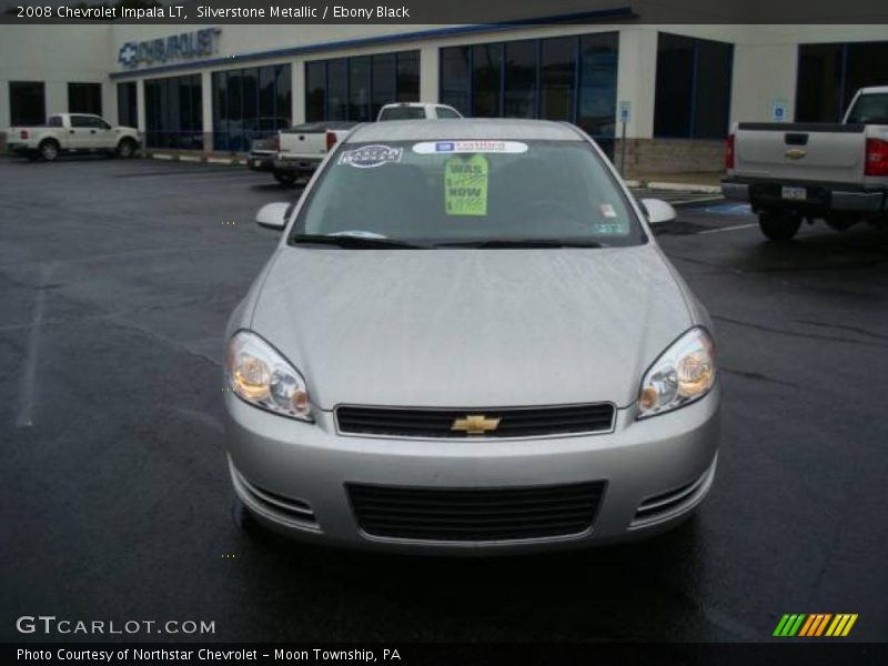 Silverstone Metallic / Ebony Black 2008 Chevrolet Impala LT