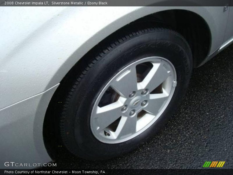 Silverstone Metallic / Ebony Black 2008 Chevrolet Impala LT