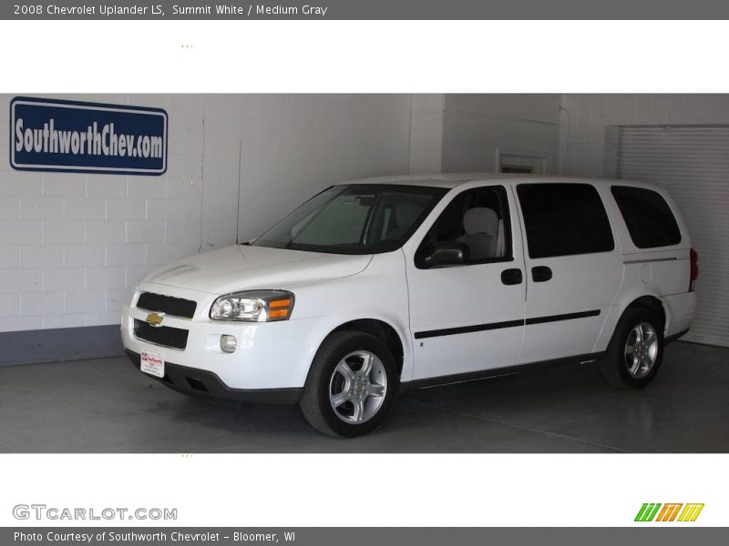 Summit White / Medium Gray 2008 Chevrolet Uplander LS