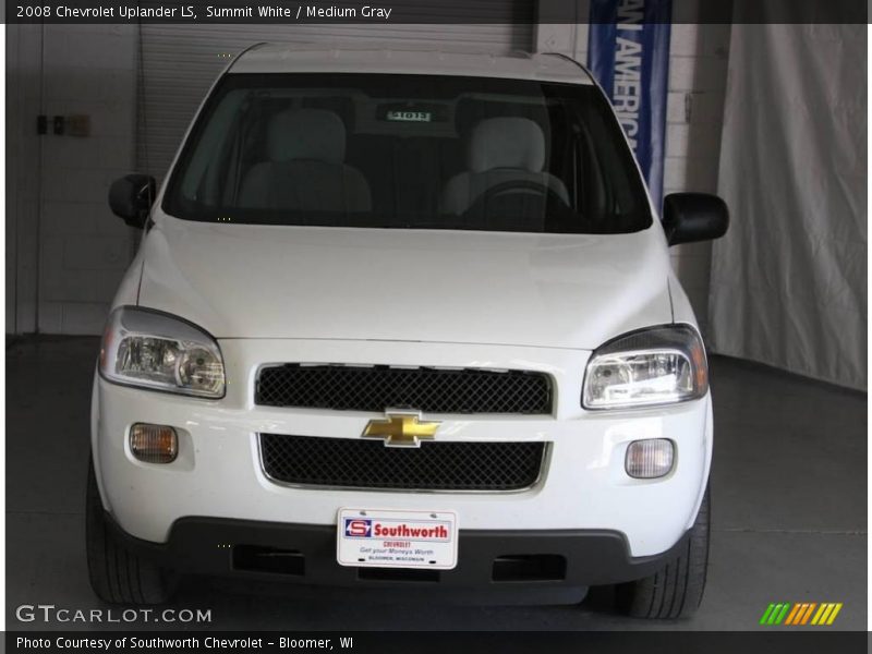 Summit White / Medium Gray 2008 Chevrolet Uplander LS