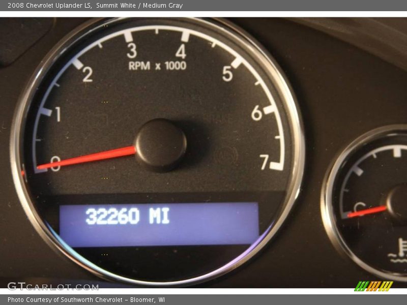 Summit White / Medium Gray 2008 Chevrolet Uplander LS