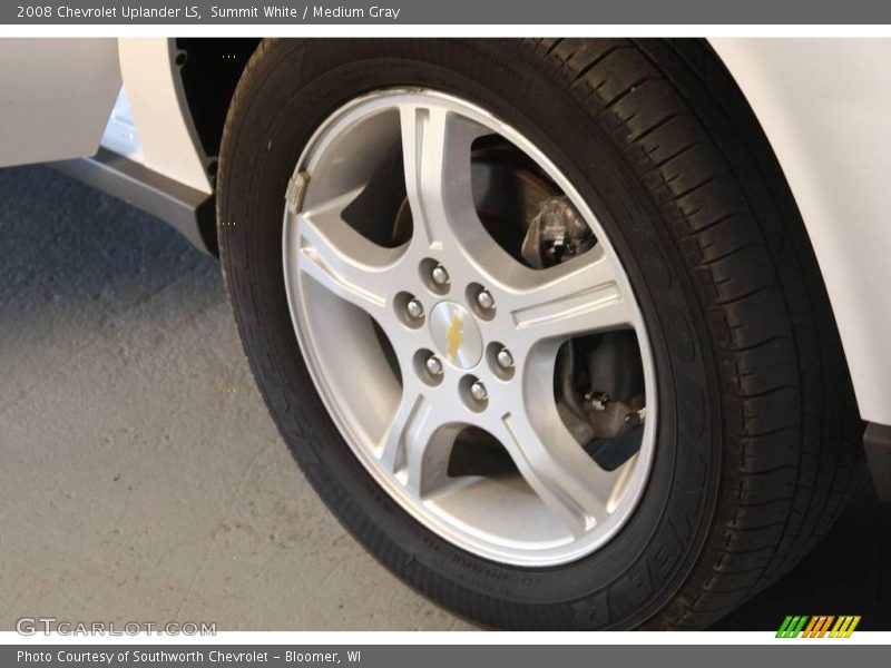 Summit White / Medium Gray 2008 Chevrolet Uplander LS