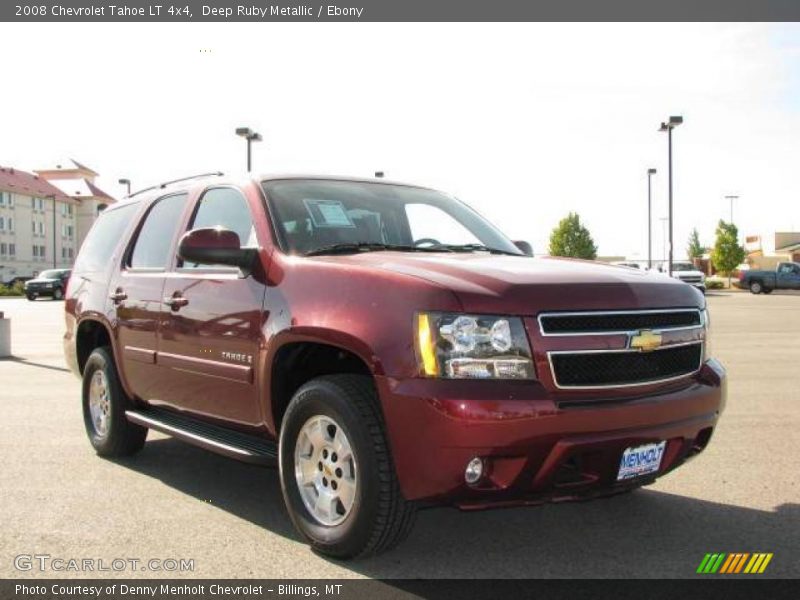 Deep Ruby Metallic / Ebony 2008 Chevrolet Tahoe LT 4x4