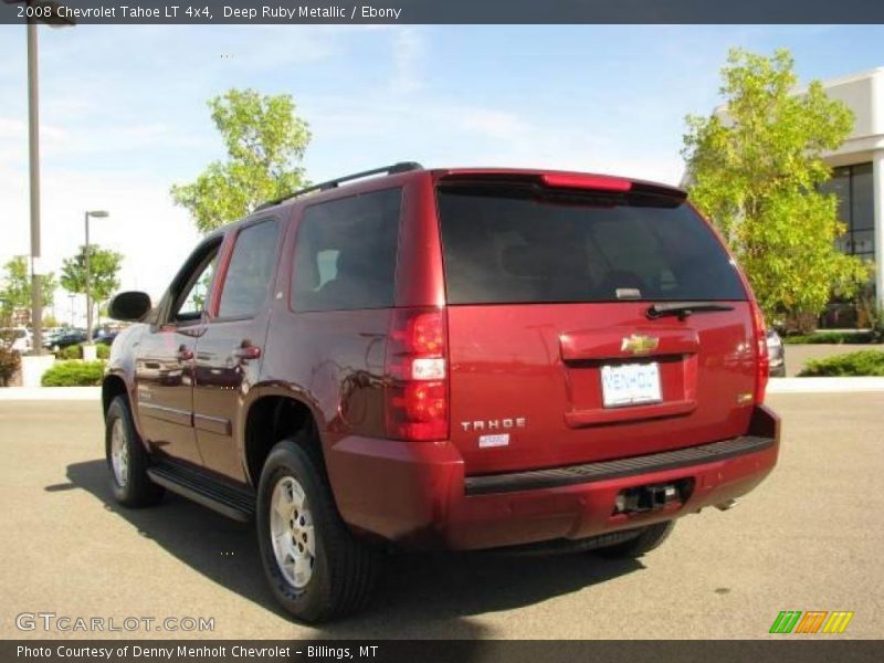 Deep Ruby Metallic / Ebony 2008 Chevrolet Tahoe LT 4x4