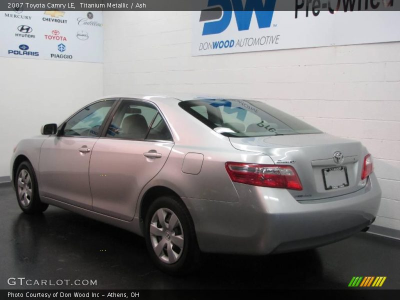 Titanium Metallic / Ash 2007 Toyota Camry LE