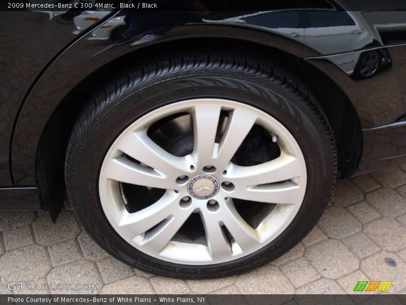 Black / Black 2009 Mercedes-Benz C 300 4Matic